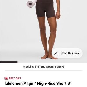 Black lululemon biker shorts. Worn once